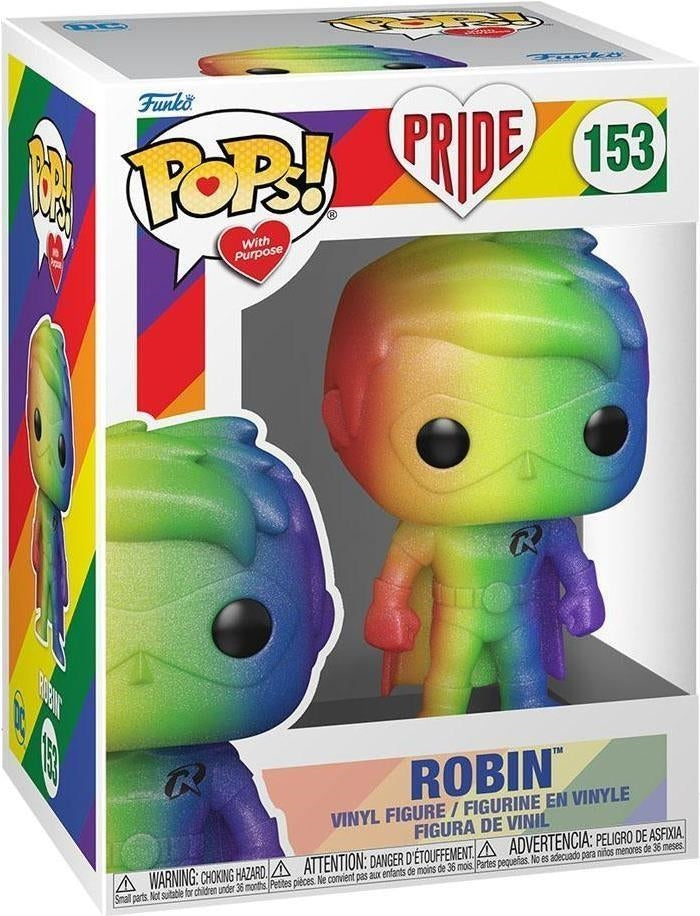 Dc Comics: Funko Pops! With Purpose - Pride - Robin (Vinyl Figure 153)