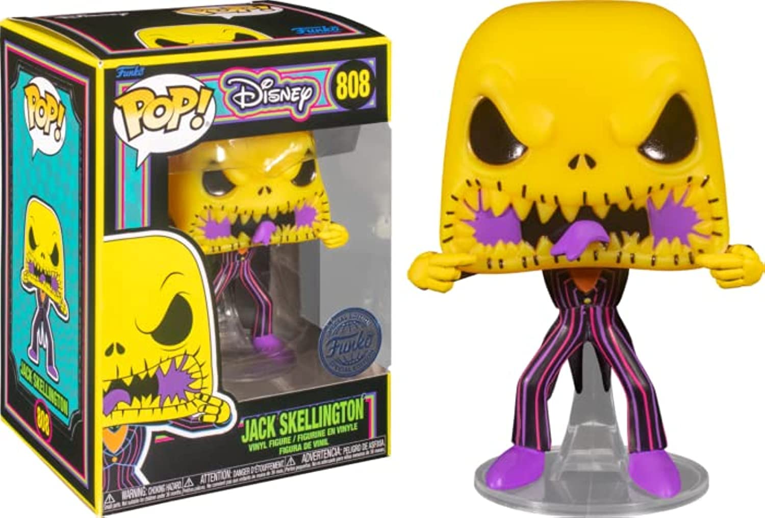 Disney: Funko Pop! - The Nightmare Before Christmas - Jack Skellington (Vinyl Figure 808)