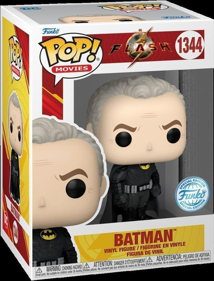 Dc Comics: Funko Pop! Movies - The Flash - Batman Keaton Unmasked (Vinyl Figure 1344)