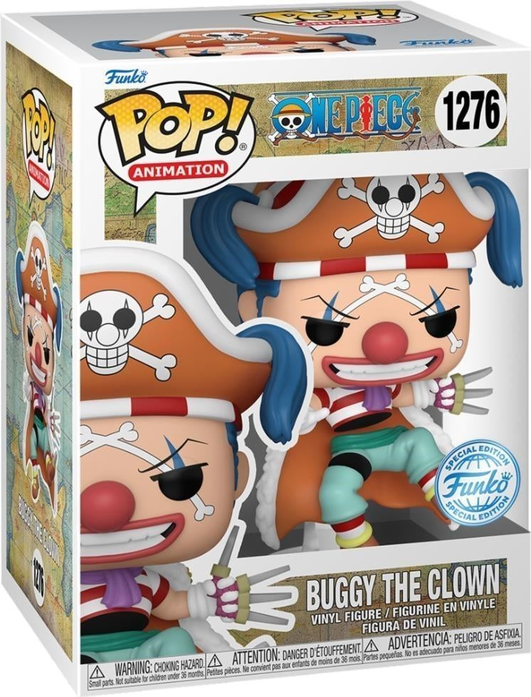 One Piece: Funko Pop! Animation - Buggy The Clown (Vinyl Figure 1276)