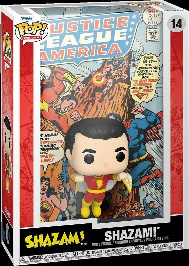 Dc Comics: Funko Pop! Comic Covers - Shazam (Vinyl Figure 14)