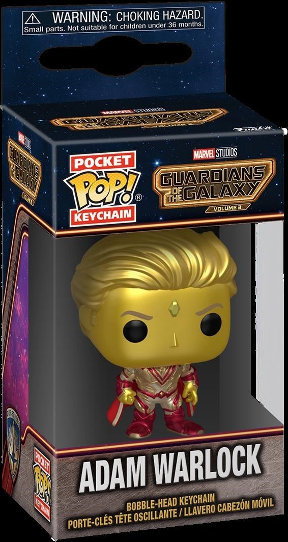 Marvel: Funko Pop! Pocket Keychain - Guardians Of The Galaxy Vol. 3 - Adam Warlock (Portachiavi)