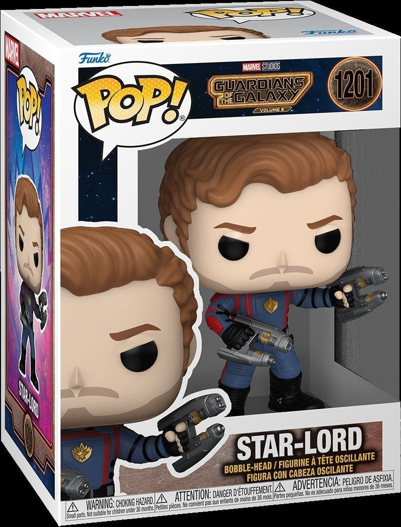 Marvel: Funko Pop! - Guardians Of The Galaxy Vol. 3 - Star-Lord (Vinyl Figure 1201)