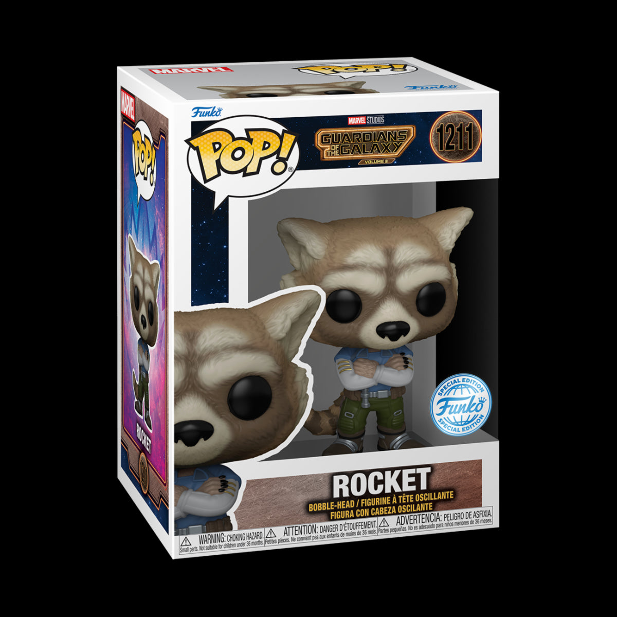 Marvel: Funko Pop! - Guardians Of The Galaxy Vol. 3  - Rocket (Vinyl Figure 1211)