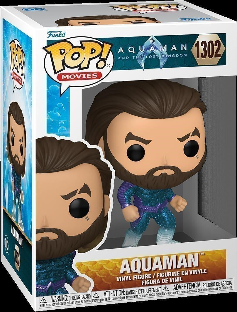 Dc Comics: Funko Pop! Movies - Aquaman And The Lost Kingdom - Aquaman (Vinyl Figure 1302)