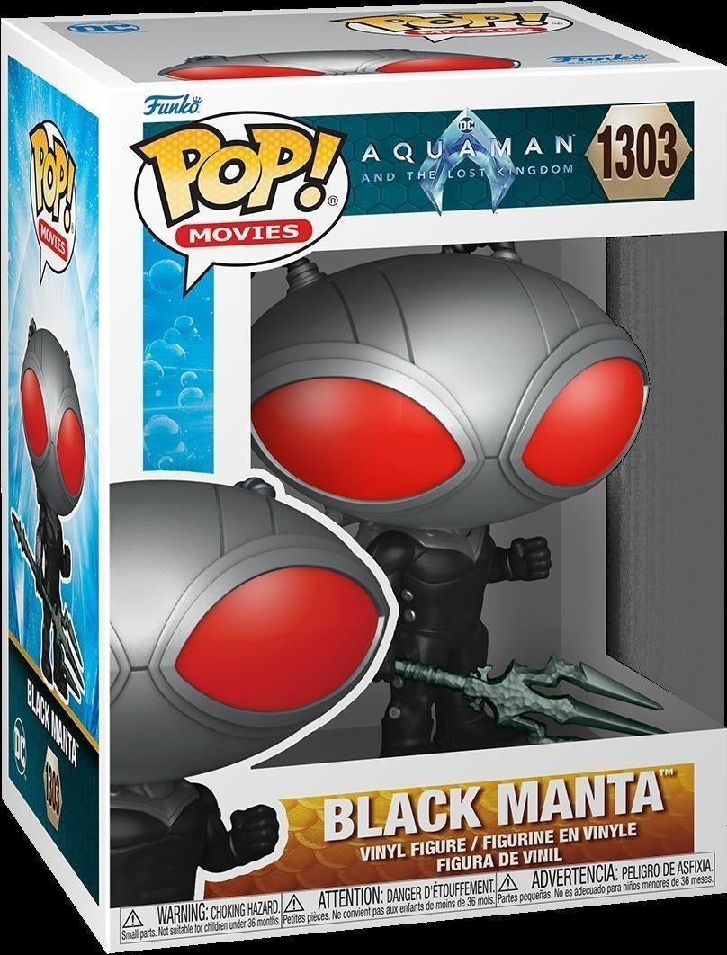 Dc Comics: Funko Pop! Movies - Aquaman And The Lost Kingdom - Black Manta (Vinyl Figure 1303)