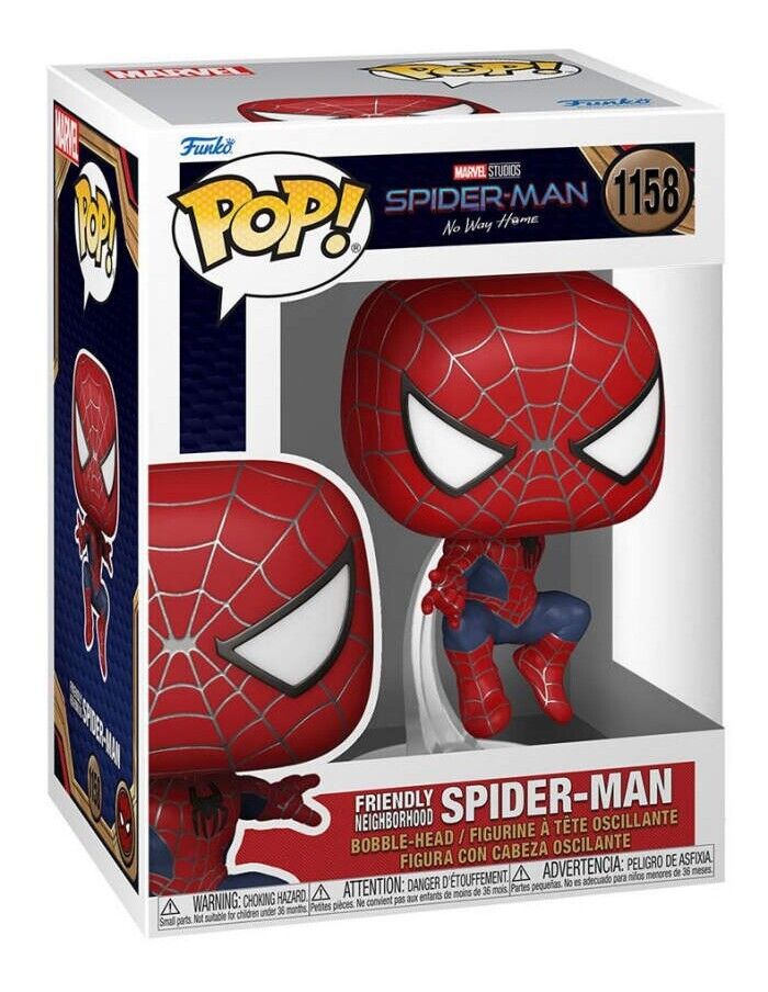 Marvel: Funko Pop! - Spider-Man No Way Home - Fiendly Neighborhood Spider-Man (Vinyl Figure 1158)