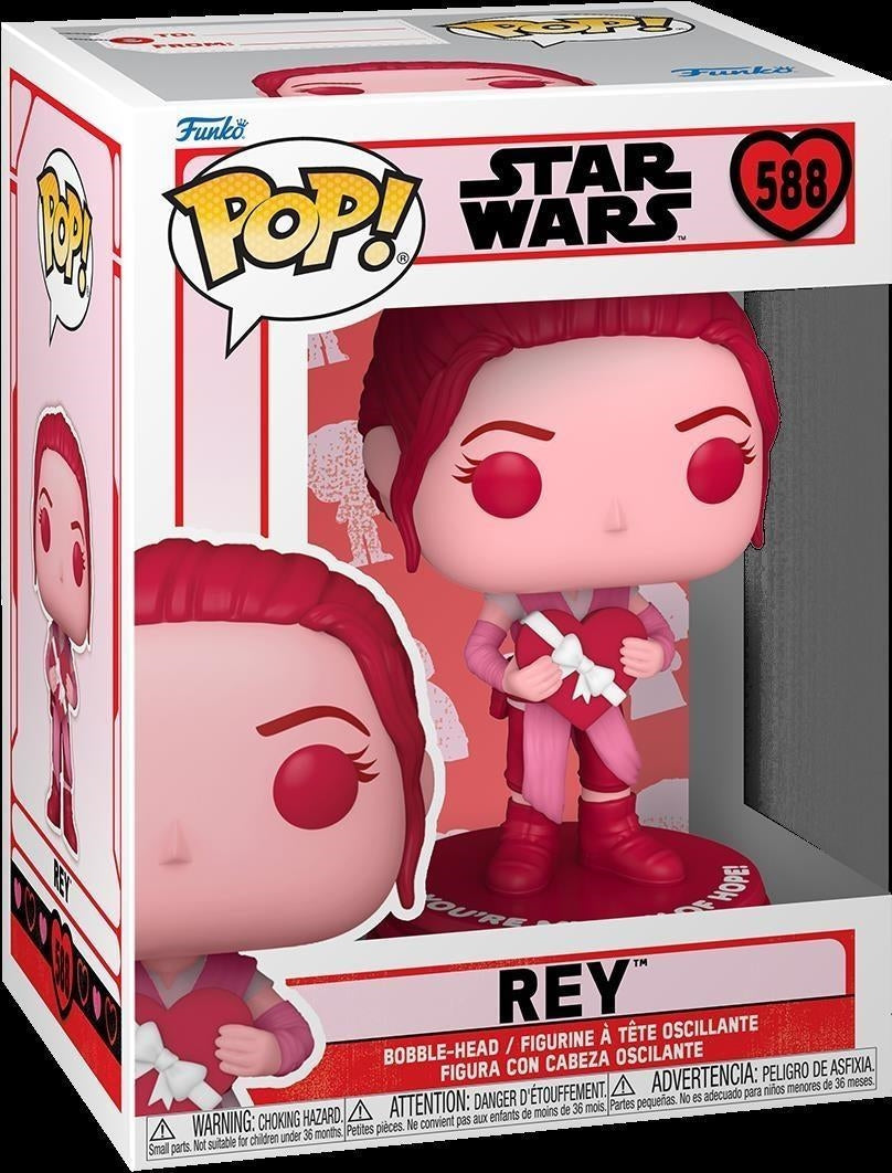 Star Wars: Funko Pop! - Valentines S3 - Rey (Vinyl Figure 588)