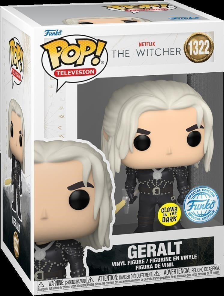 Witcher (The): Funko Pop! Television - Geralt (Glow In The Dark) (Vinyl Figure 1322)