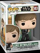 Star Wars: Funko Pop! - Book Of Boba Fett - Luke Skywalker & Grogu (Bobble-Head) (Vinyl Figure 583)