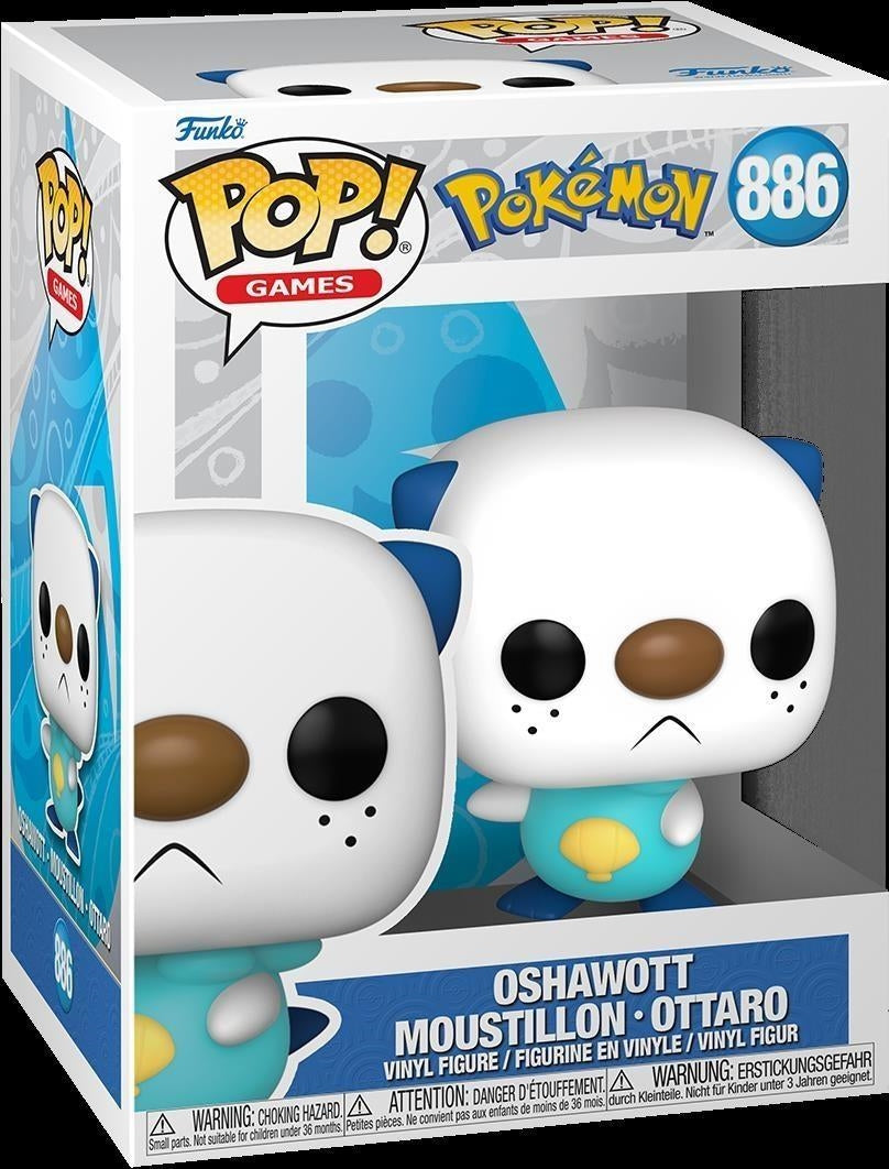 Pokemon: Funko Pop! Games - Oshawott (Vinyl Figure 886)