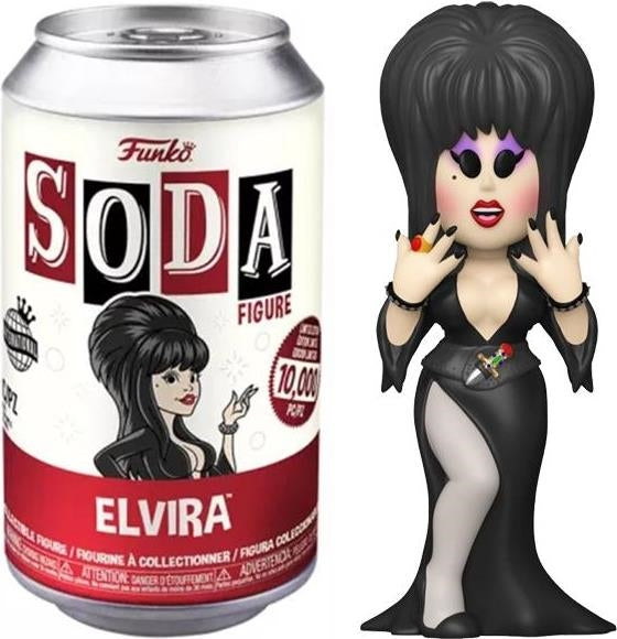 Elvira Mistress Of The Dark: Funko Pop! Vinyl Soda - Elvira With Chase