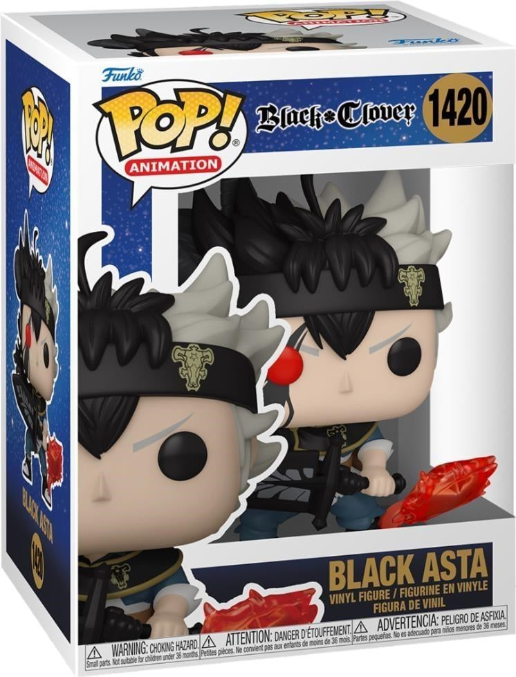 Black Clover: Funko Pop! Animation - Black Asta (Vinyl Figure 1420)