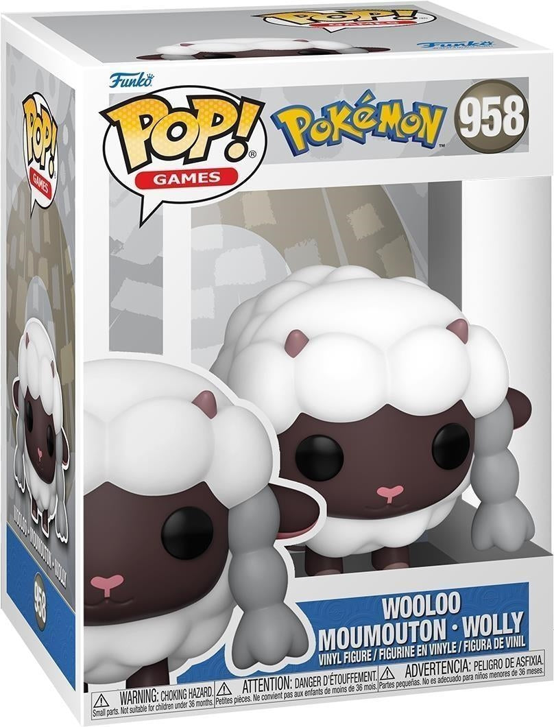 Pokemon: Funko Pop! Games - Wooloo (Vinyl Figure 958)