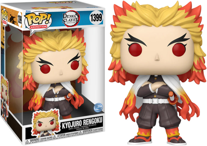 Demon Slayer: Funko Pop! Animation - Jumbo - Kyojuro Rengoku (Vinyl Figure 1399)