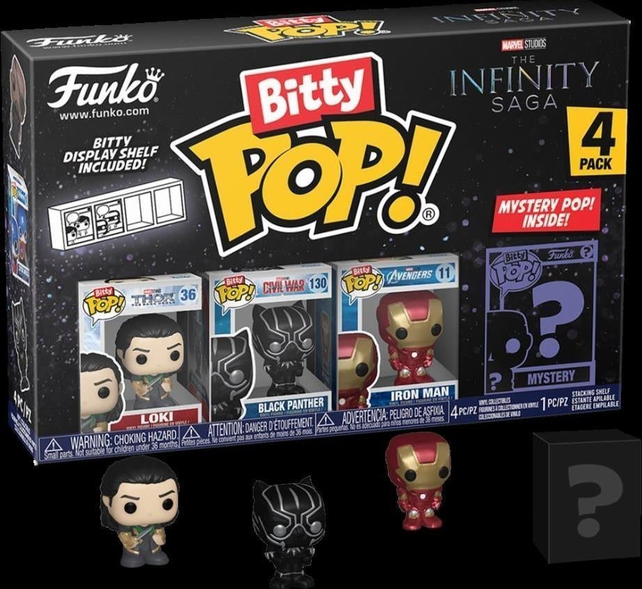 Marvel: Funko Bitty Pop! - The Infinity Saga 4 Packs - Loki