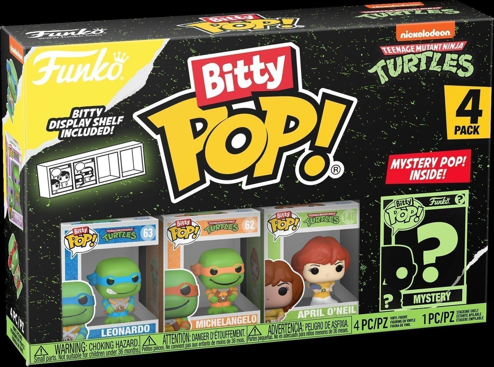 Teenage Mutant Ninja Turtles: Funko Pop! Bitty Pop - Leonardo (4 Pk)