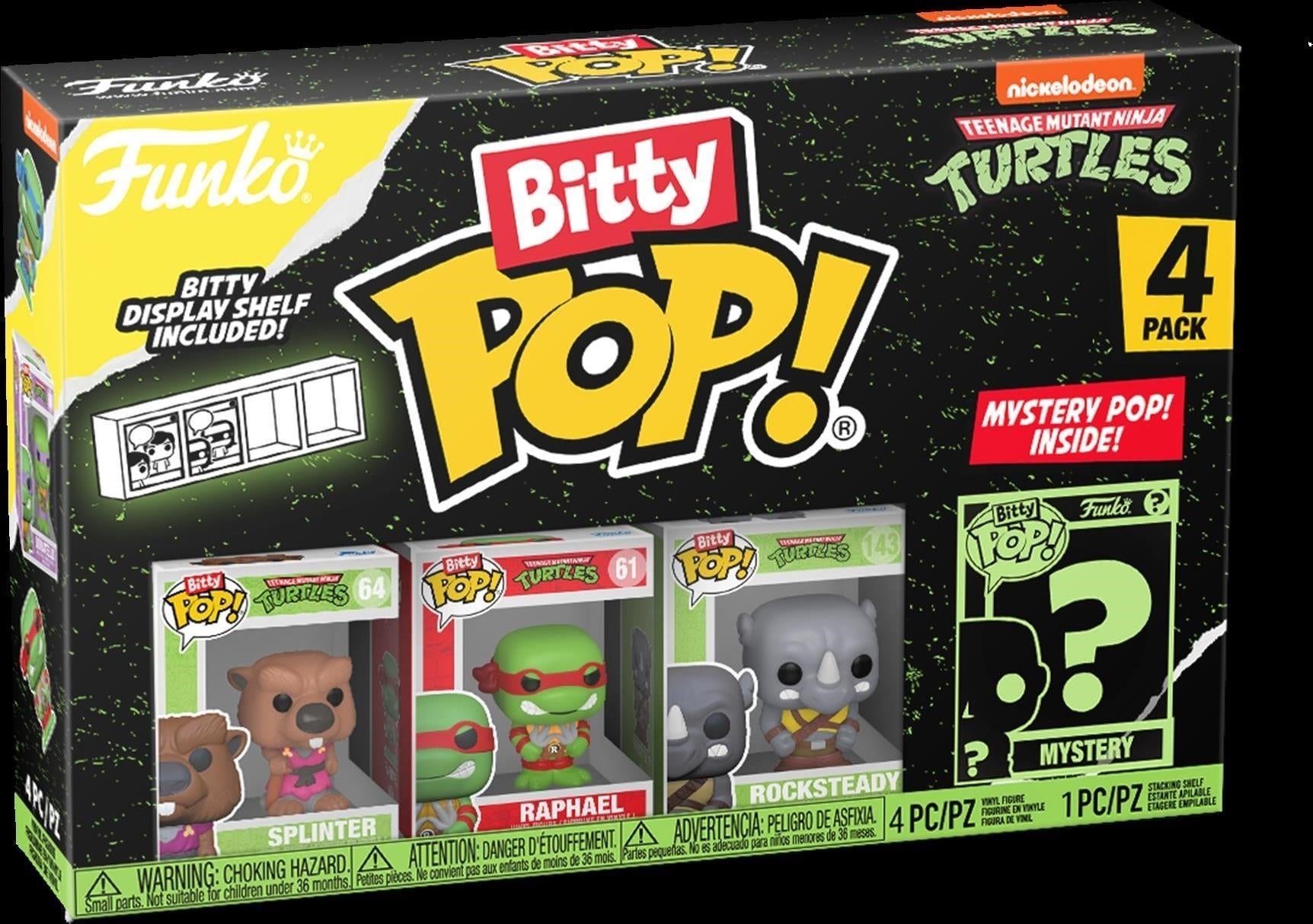 Teenage Mutant Ninja Turtles: Funko Pop! Bitty Pop - Splinter (4 Pk)