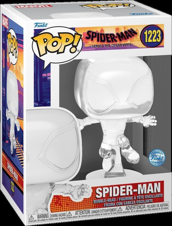 Marvel: Funko Pop! - Spider-Man - Across The Spider-Verse - Miles Morales (Transparent) (Vinyl Figure 1223)