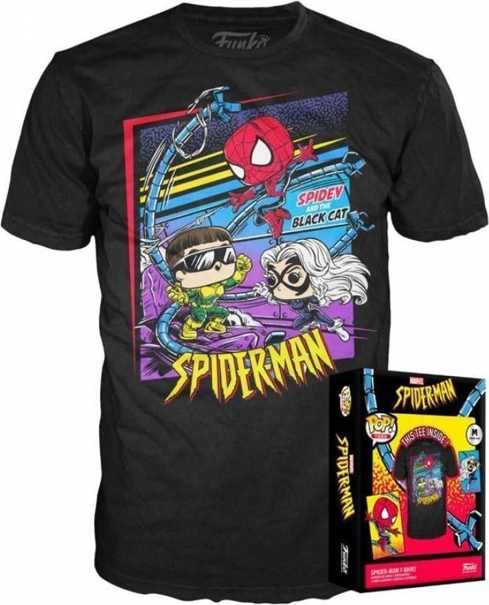 Marvel: Funko Pop! Boxed Tee - Spidey Cat Doc (Tg. S)