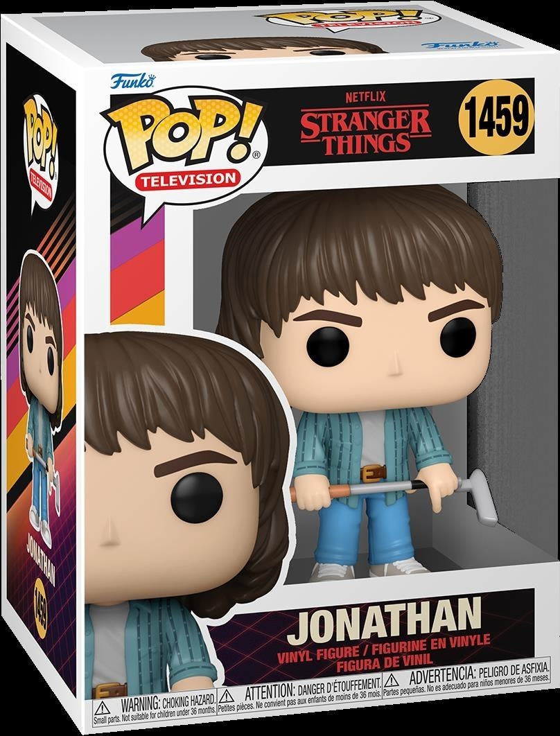 Stranger Things: Funko Pop! Television - Season 4 - Jonathan With Golf Club (Vinyl Figure 1459)