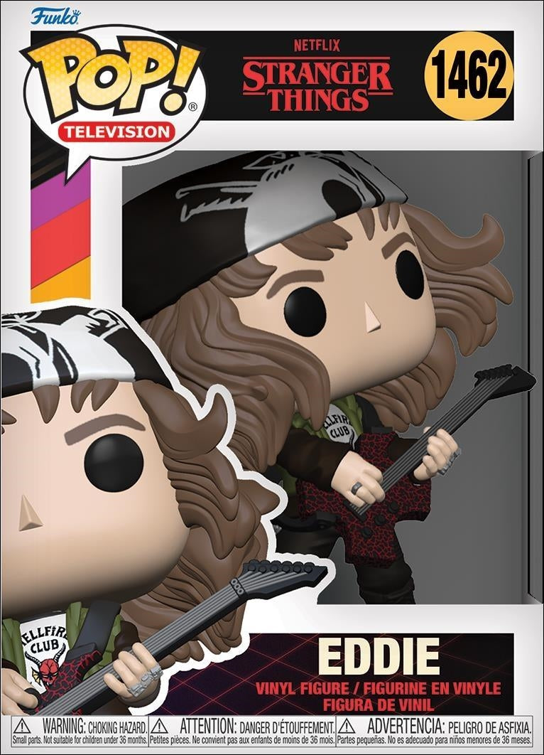 Stranger Things: Funko Pop! Television - Season 4 - Hunter Eddie With Guitar (Vinyl Figure 1462)