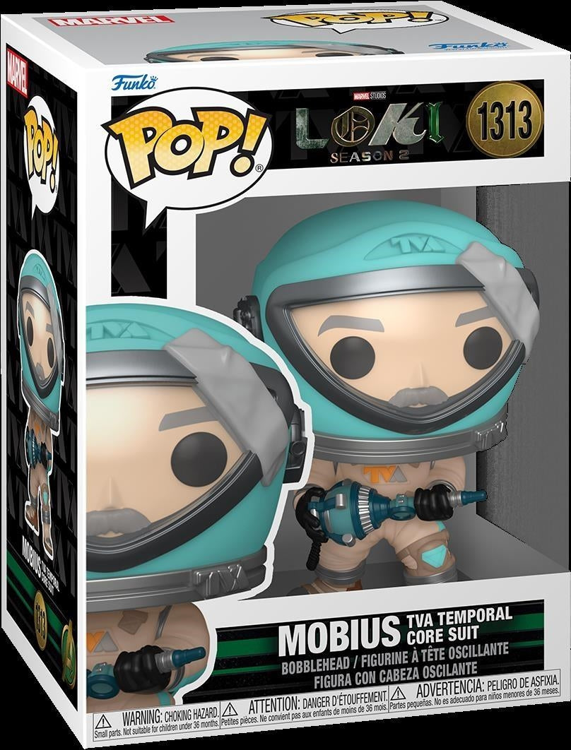 Marvel: Funko Pop! Vinyl - Loki - Season 2 - Mobius (TVA Temporal Core Suit) (Vinyl Figure 1313)