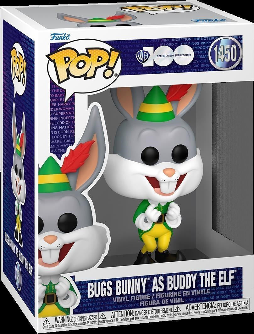 Warner Bros: Funko Pop! WB100 - Bugs Bunny As Buddy The Elf (Vinyl Figure 1450)