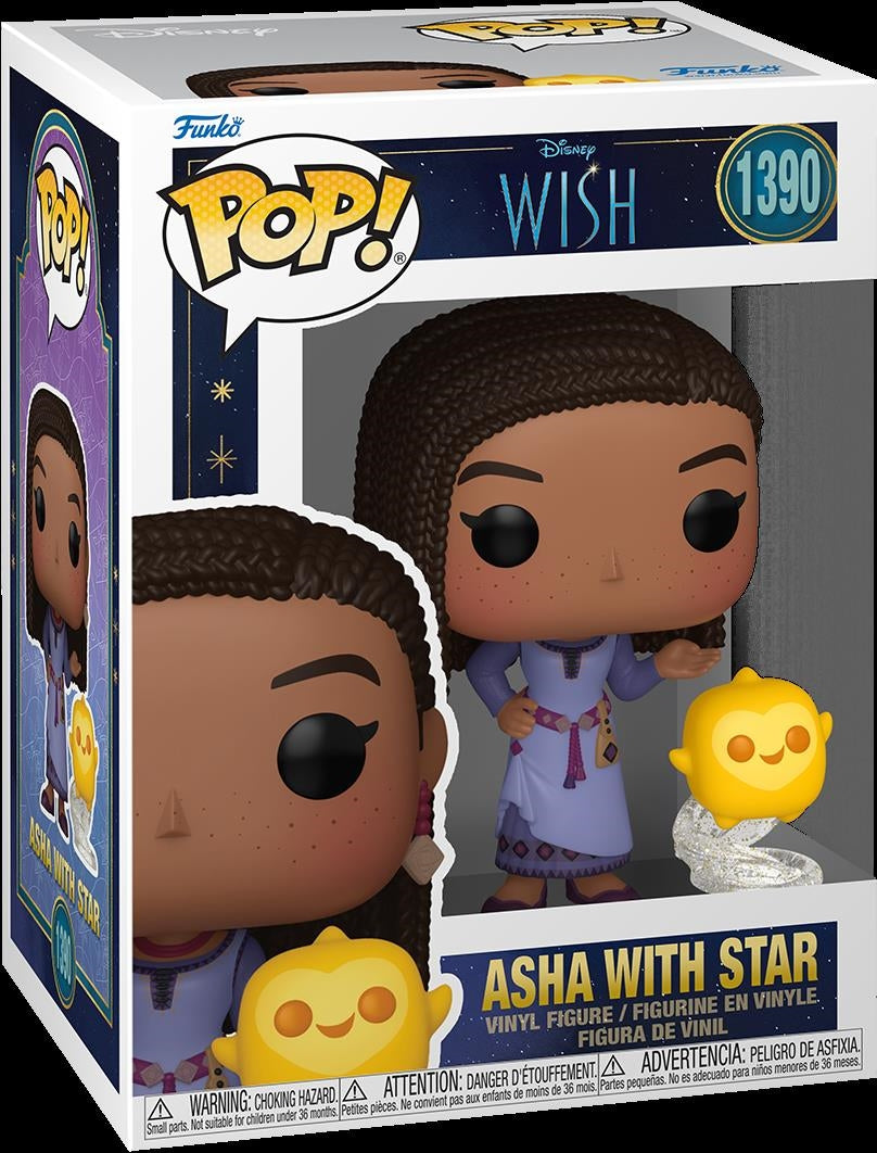 Disney: Funko Pop! - Wish - Asha With Star (Vinyl Figure 1390)