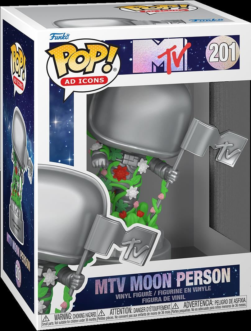 Ad Icons: Funko Pop! - MTV - Mtv Moon Person (Vinyl Figure 201)