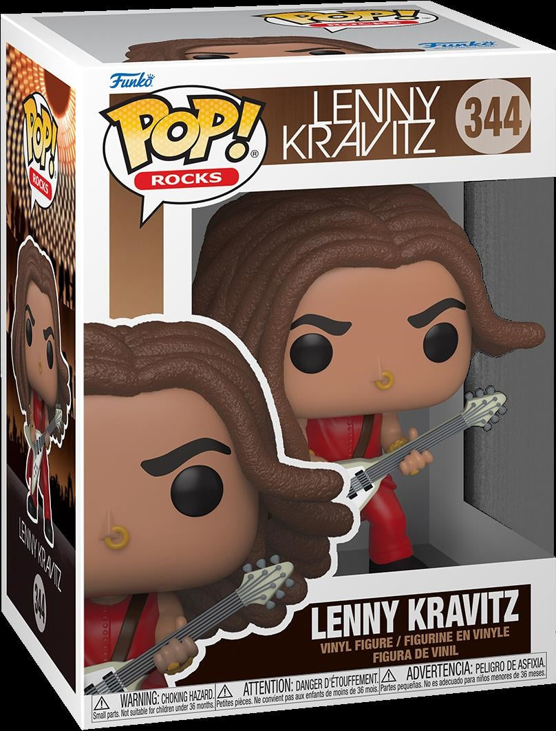 Lenny Kravitz: Funko Pop! Rocks - Lenny Kravitz With Guitar (Vinyl Figure 344)