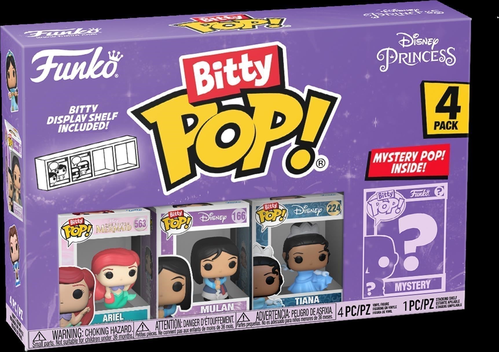 Disney: Funko Pop! Bitty Pop - Princess - Ariel (4 Pk)