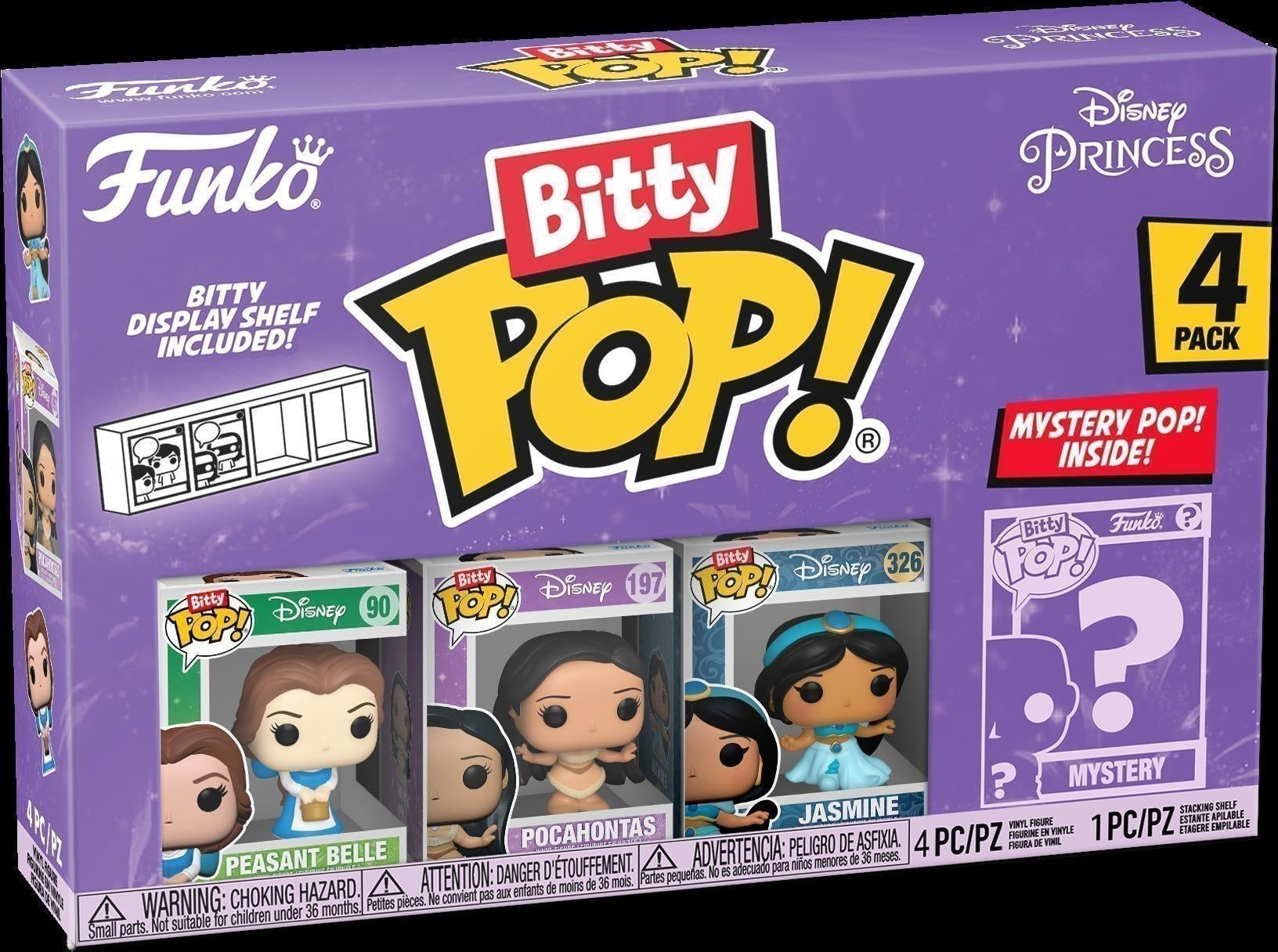 Disney: Funko Pop! Bitty Pop - Princess - Belle (4 Pk)