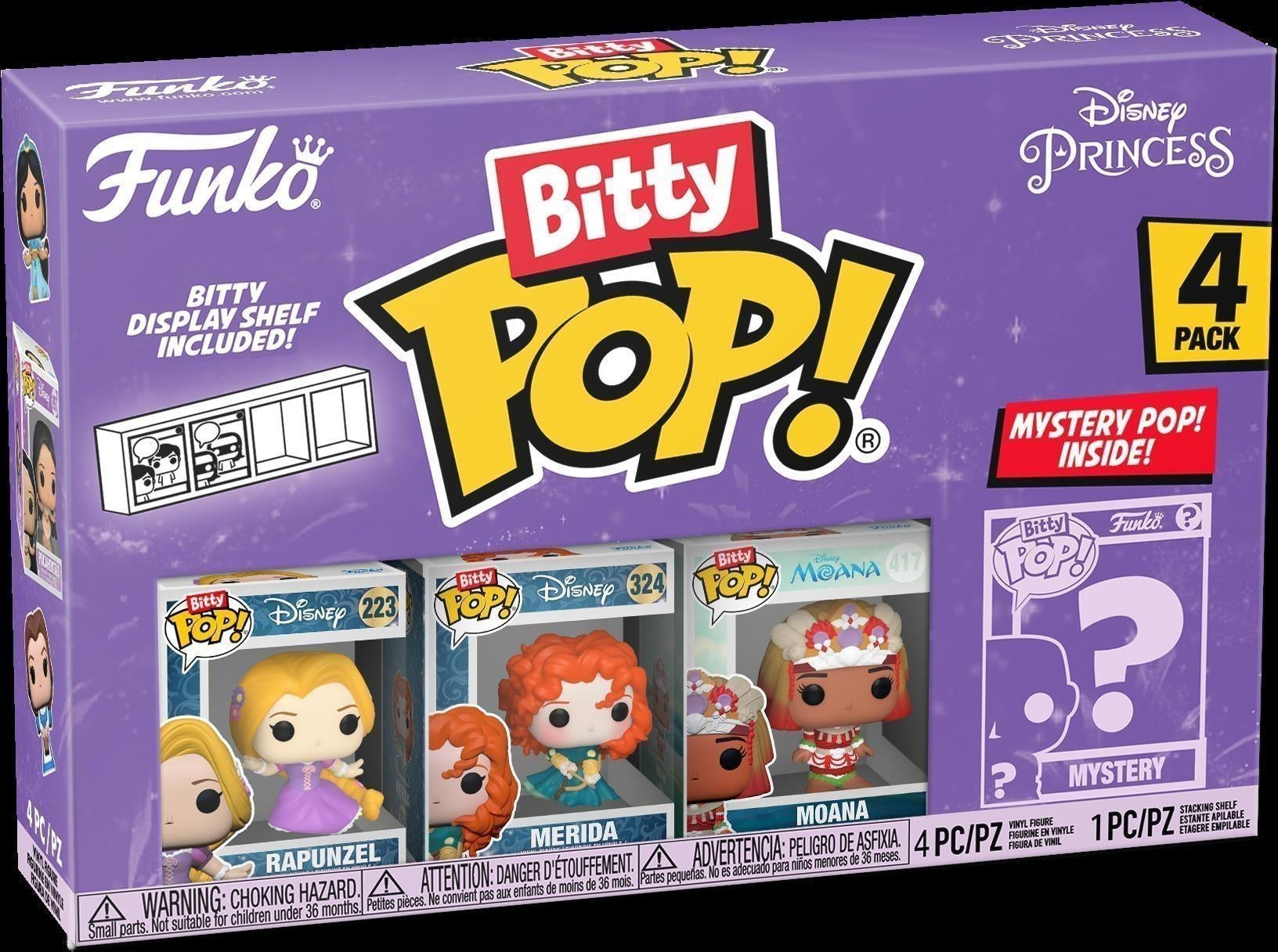 Disney: Funko Pop! Bitty Pop - Princess - Rapunzel (4 Pk)