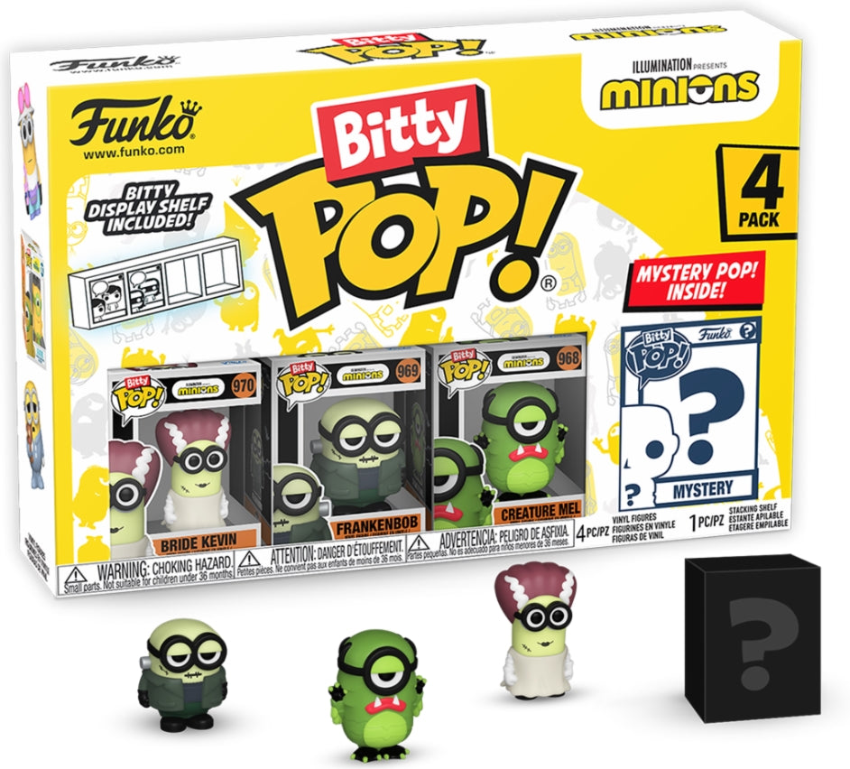 Minions: Funko Pop! Bitty POP 4 Packs - Frankenbob