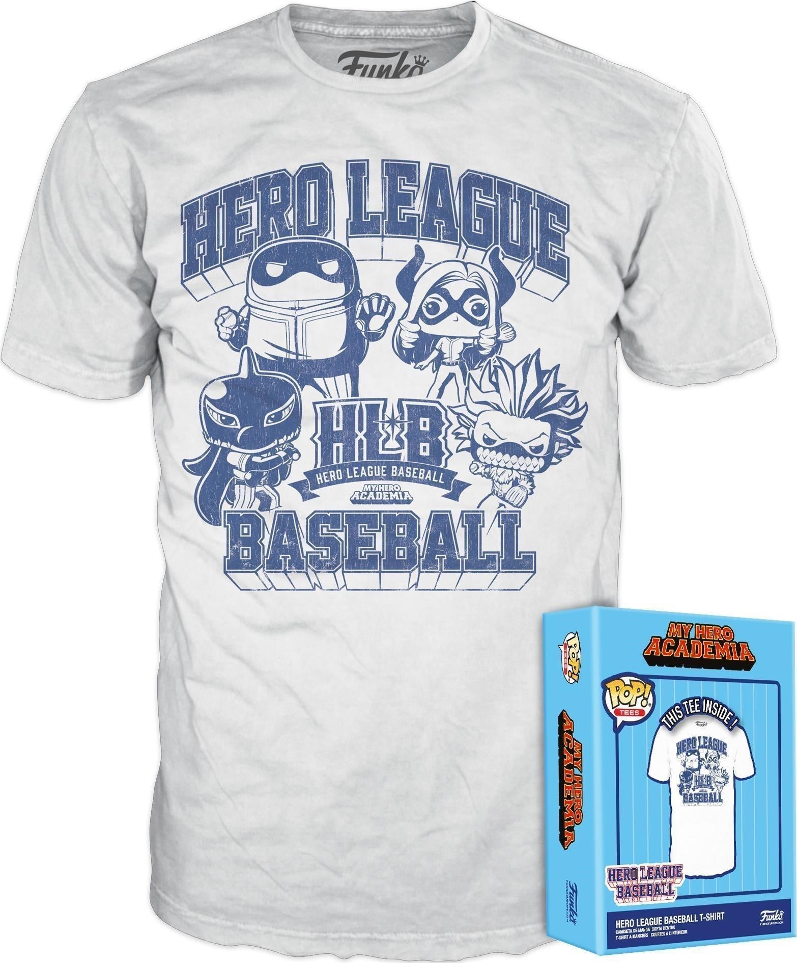 My Hero Academia: Funko Pop! Boxed Tee - Baseball (T-Shirt Unisex Tg. S)