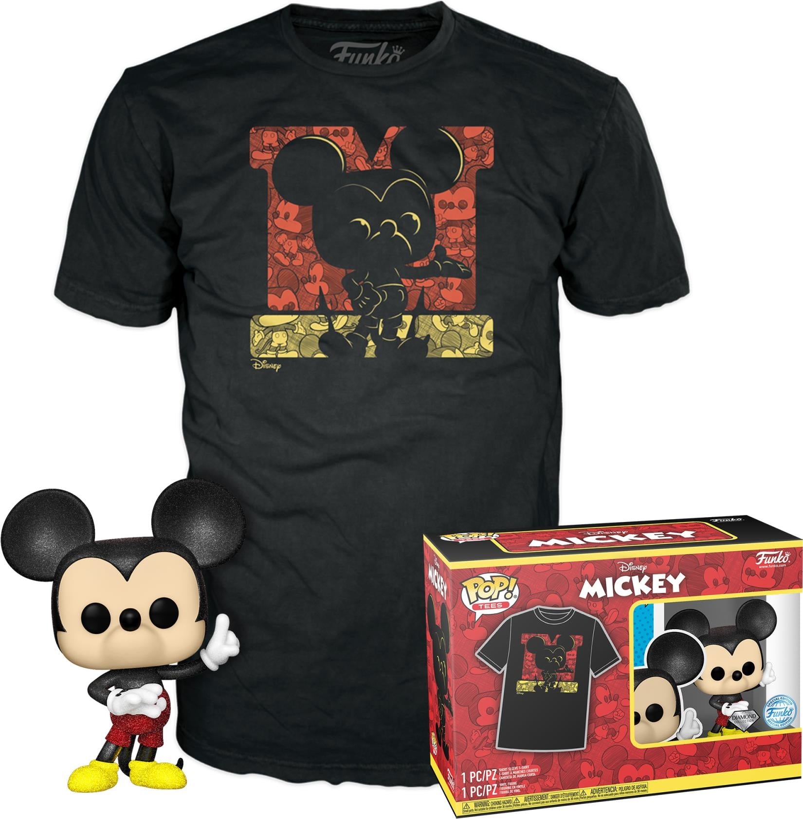 Disney: Funko Pop! & Tee - Mickey (T-Shirt Unisex Tg. L)