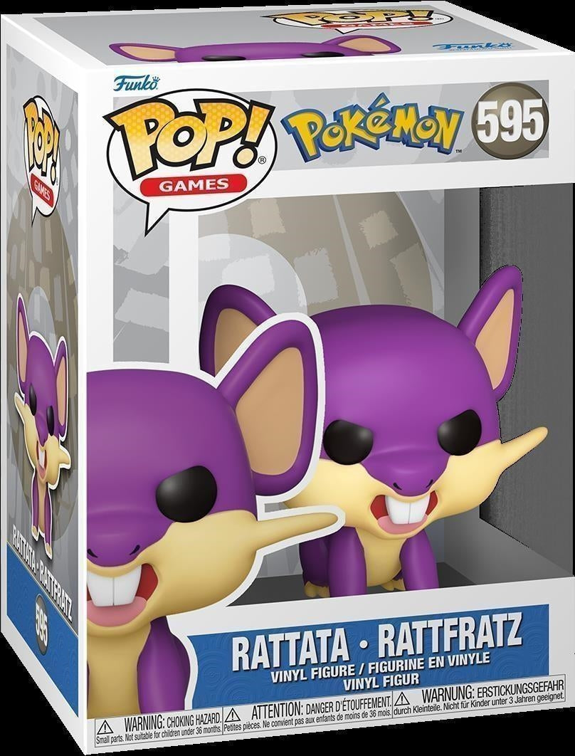 Pokemon: Funko Pop! Games - Rattata (Vinyl Figure 595)