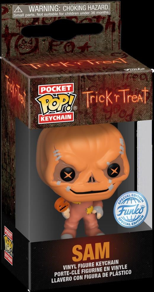 Trick R Treat: Funko Pop! Keychain - Sam Unmasked