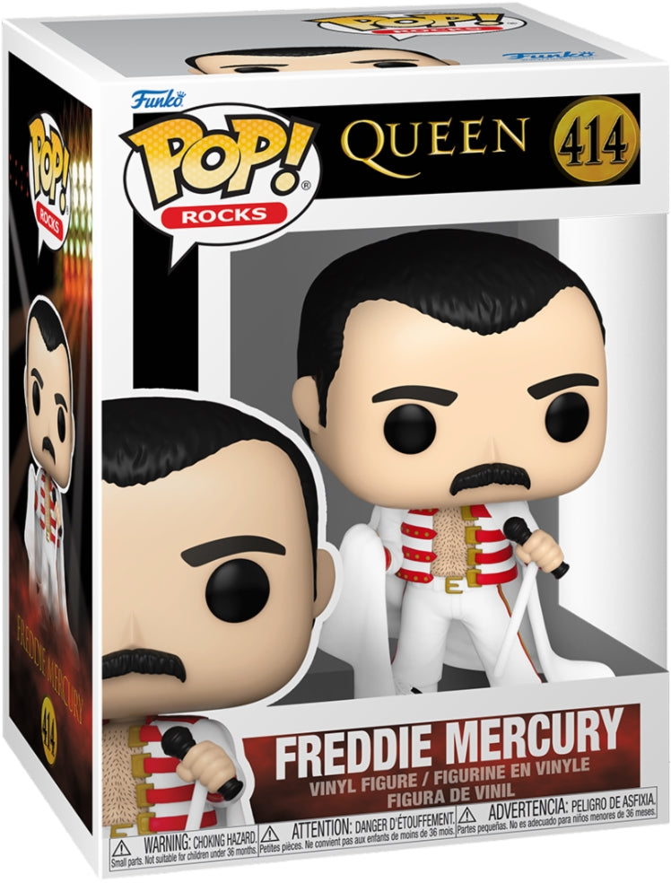 Queen: Funko Pop! Rocks - Freddie Mercury (Vinyl Figure 414)