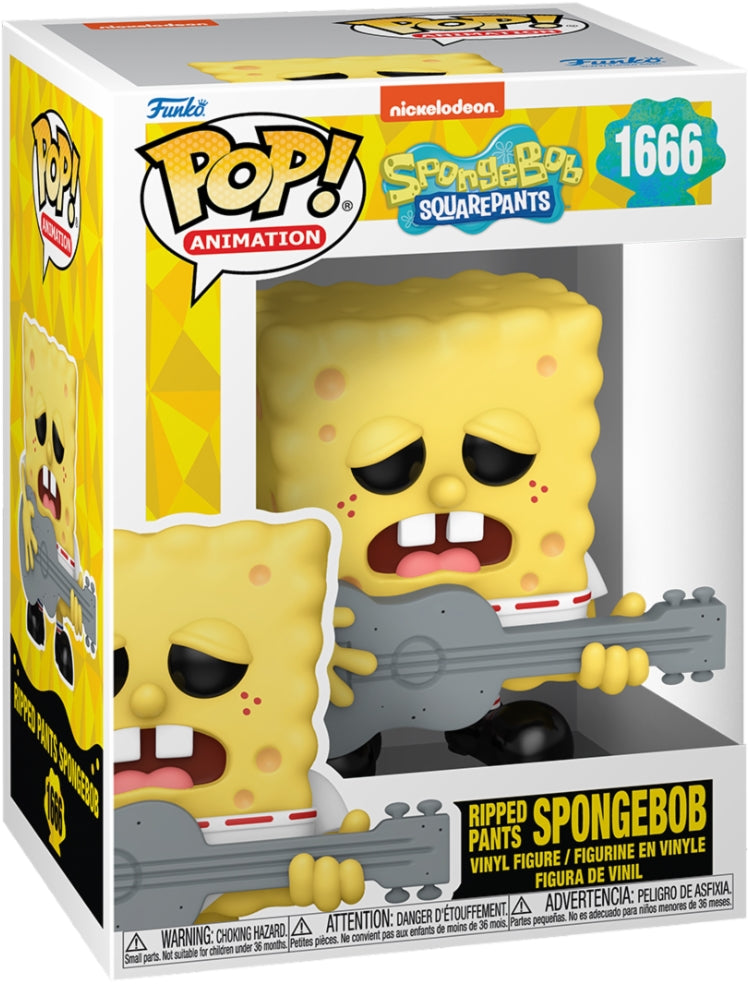 Spongebob: Funko Pop! Animation - 25Th Anniversary - Spongebob With Guitar (Vinyl Figure 1666)