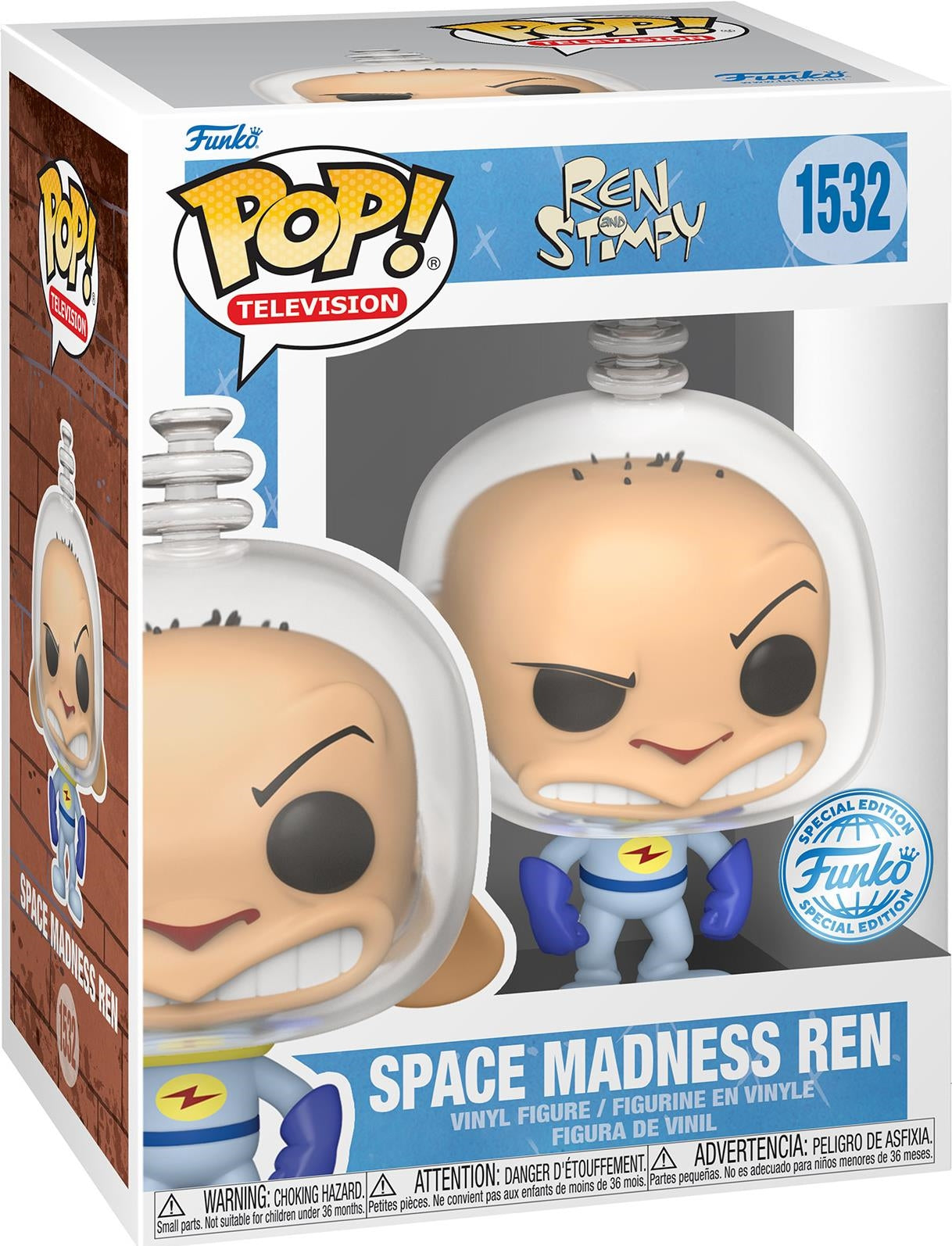 Ren Stimpy: Funko Pop! Television - Space Madness Ren (Vinyl Figure 1532)