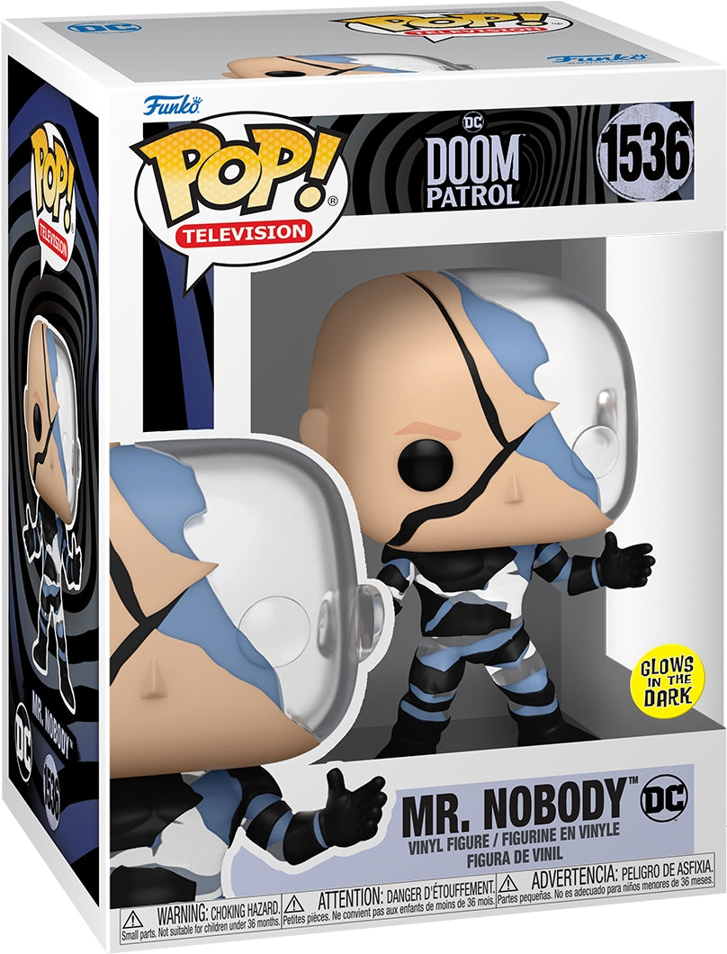 Dc Comics: Funko Pop! Television - Doom Patrol - Mr. Nobody (Glow In The Dark) (Vinyl Figure 1536)