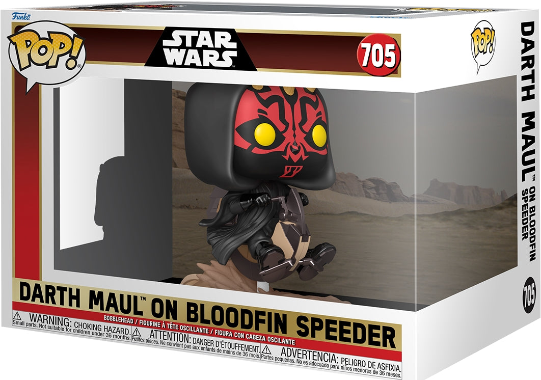 Star Wars: Funko Pop! - Darth Maul On Bloodfin Speeder (Vinyl Figure 705)