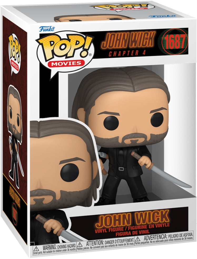 John Wick 4: Funko Pop! Movies - John Wick (Vinyl Figure 1687)