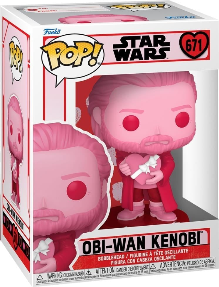 Star Wars: Funko Pop! - Valentines S4 - Obi-Wan Kenobi (Vinyl Figure 671)