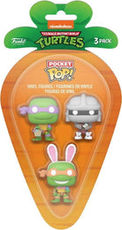 Teenage Mutant Ninja Turtles: Funko Carrot Pocket Pop - Donatello / Michelangelo / Shredder