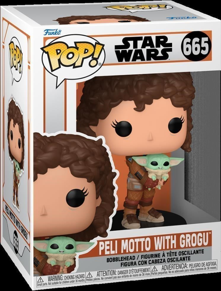 Star Wars: Funko Pop! - The Mandalorian S9 - Peli Motto w/Grogu (Vinyl Figure 665)