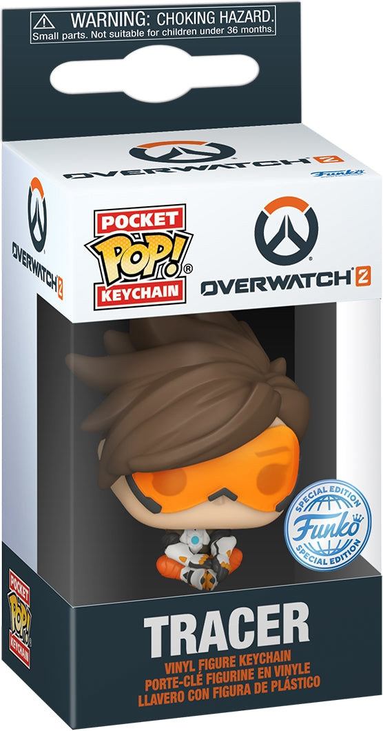 Overwatch: Funko Pop! Games - Tracer (Portachiavi)