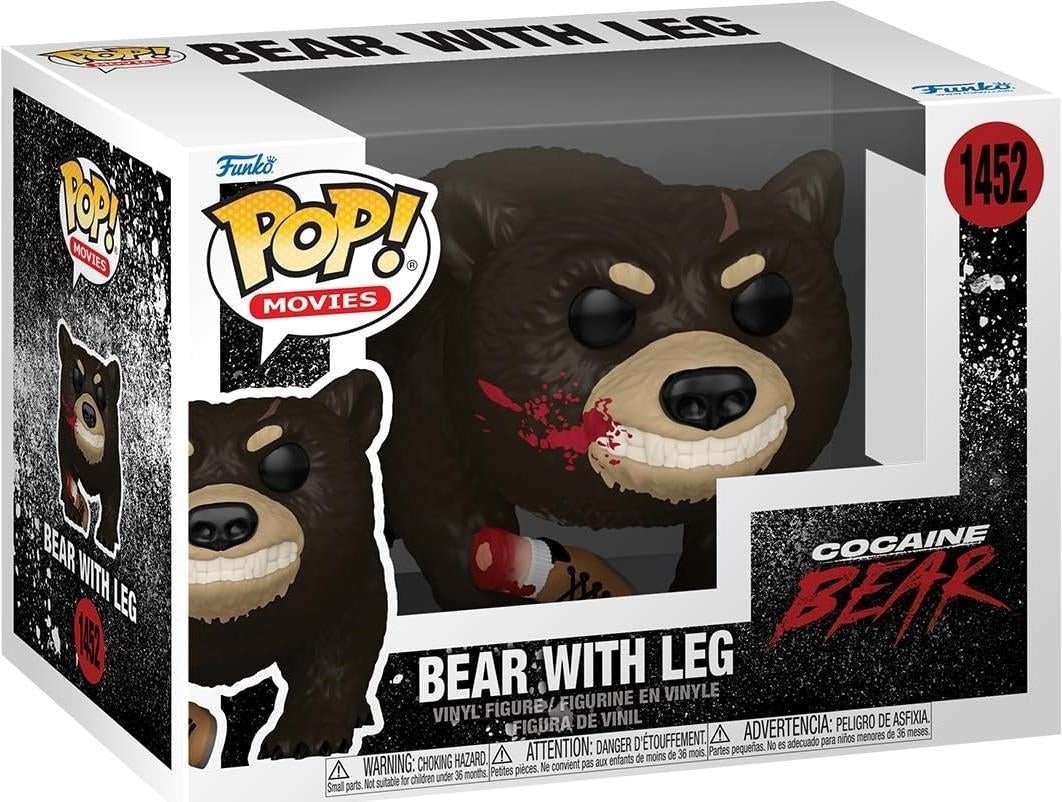 Cocaine Bear: Funko Pop! Movies - Bear With Leg (Vinyl Figure 1452)